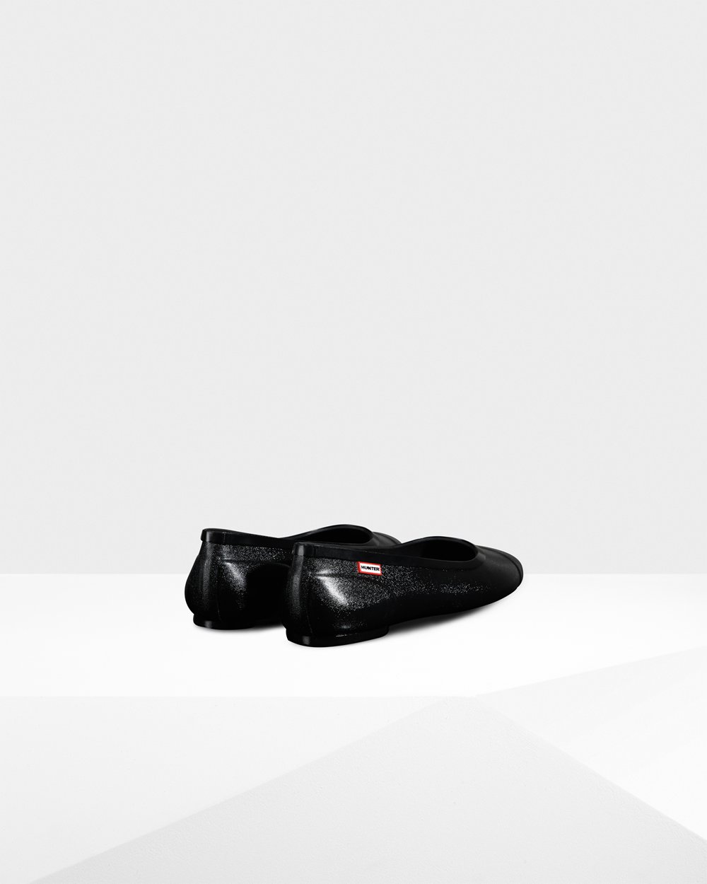 Ballerinaskor Dam - Hunter Original Tour Gloss Flats - Svarta - 976853-DZT